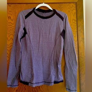 lululemon Long Sleeve, reversible, Purple, Size 12